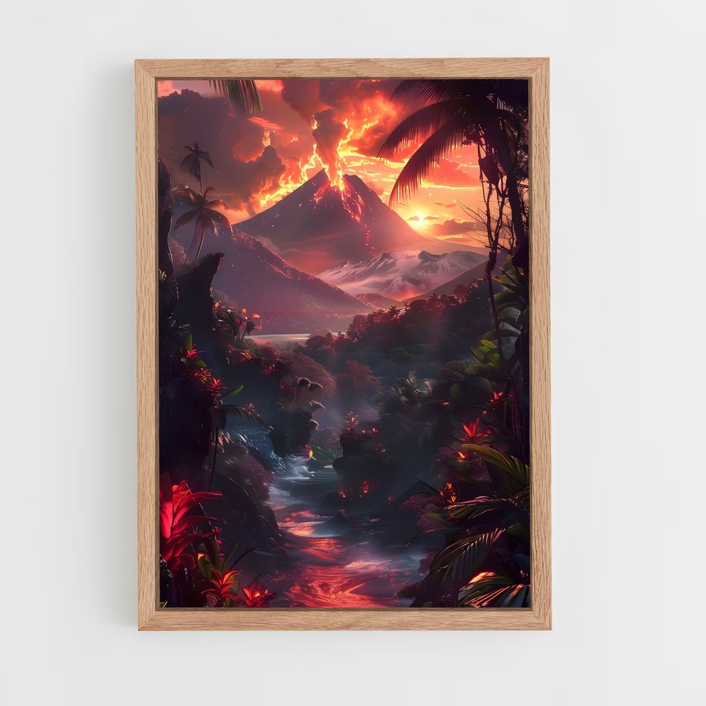 ap-volcanic islands-2 cadre Bois clair