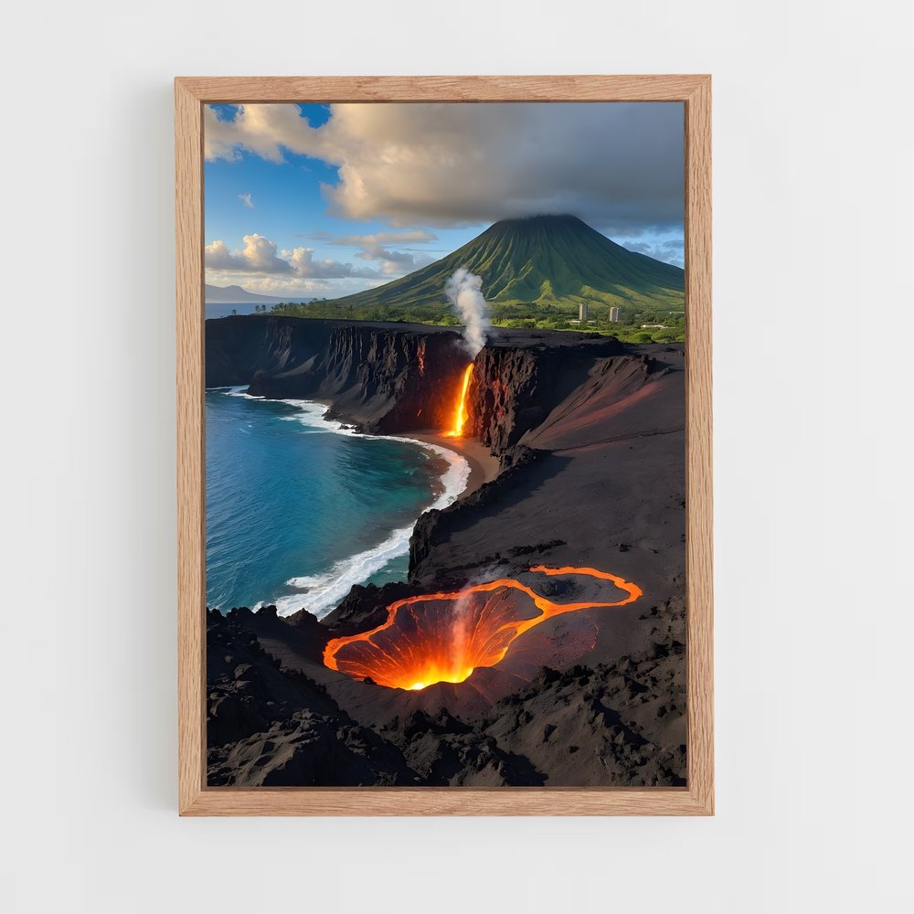 ap-volcanic islands-6 cadre Bois clair