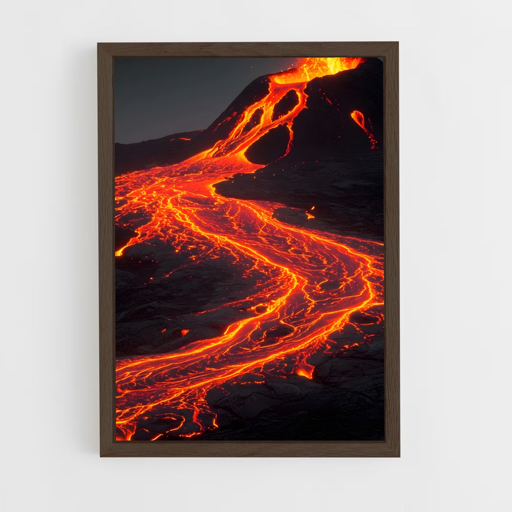 ap-volcano-5 cadre Bois foncé