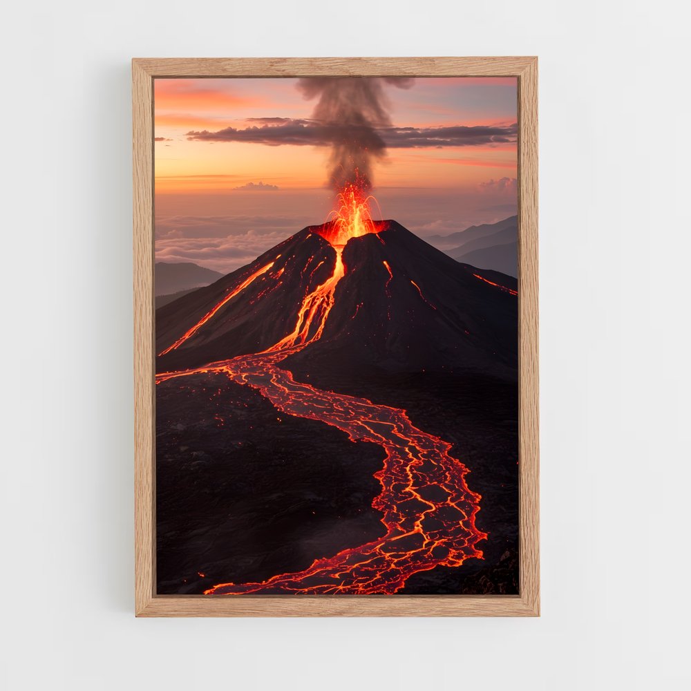 ap-volcanoes-15 cadre Bois clair