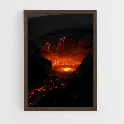 ap-volcanoes-16 cadre Bois foncé