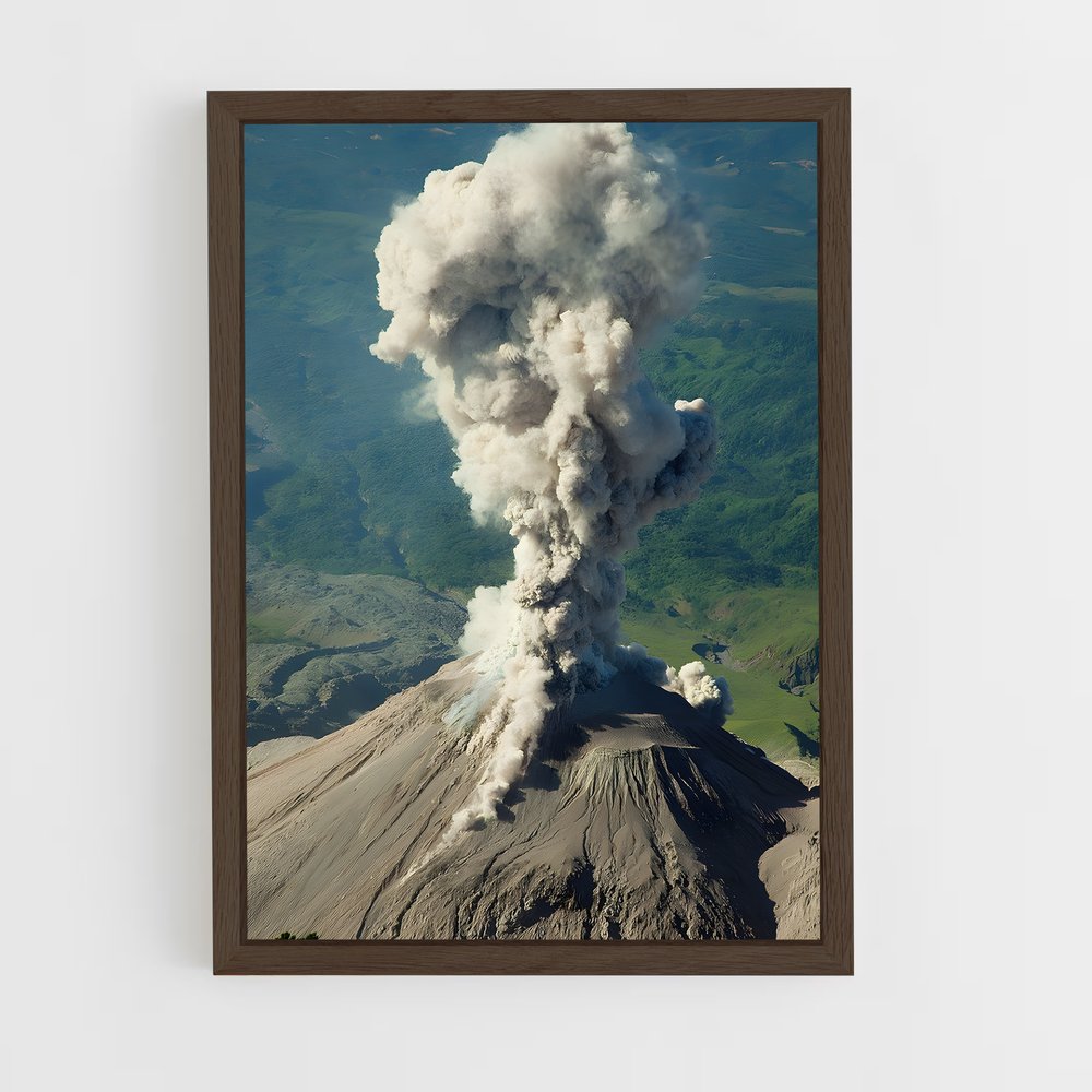 ap-volcanoes-4 cadre Bois foncé