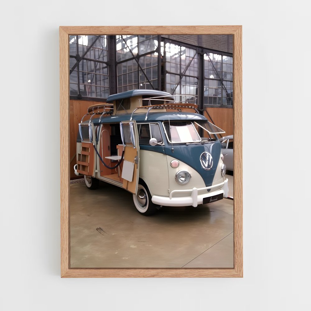 ap-volkswagen bus-1 cadre Bois clair