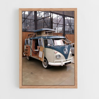 ap-volkswagen bus-1 cadre Bois clair