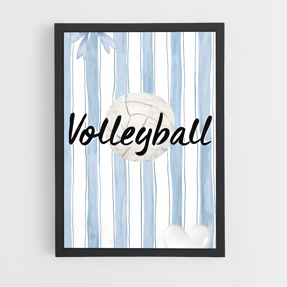 ap-volleyball-4 cadre Noir