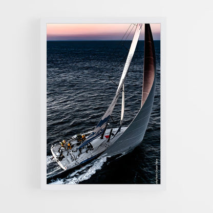ap-volvo ocean race sailing-2 cadre Blanc
