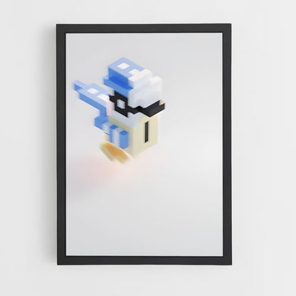 ap-voxel art-3 cadre Noir