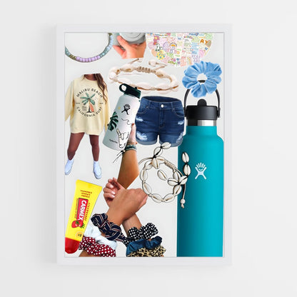 ap-vsco girl-1 cadre Blanc