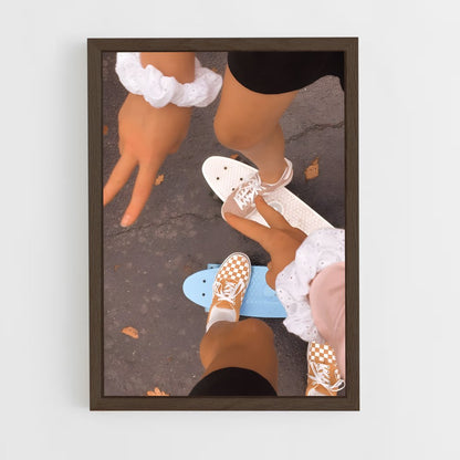 ap-vsco girl-10 cadre Bois foncé