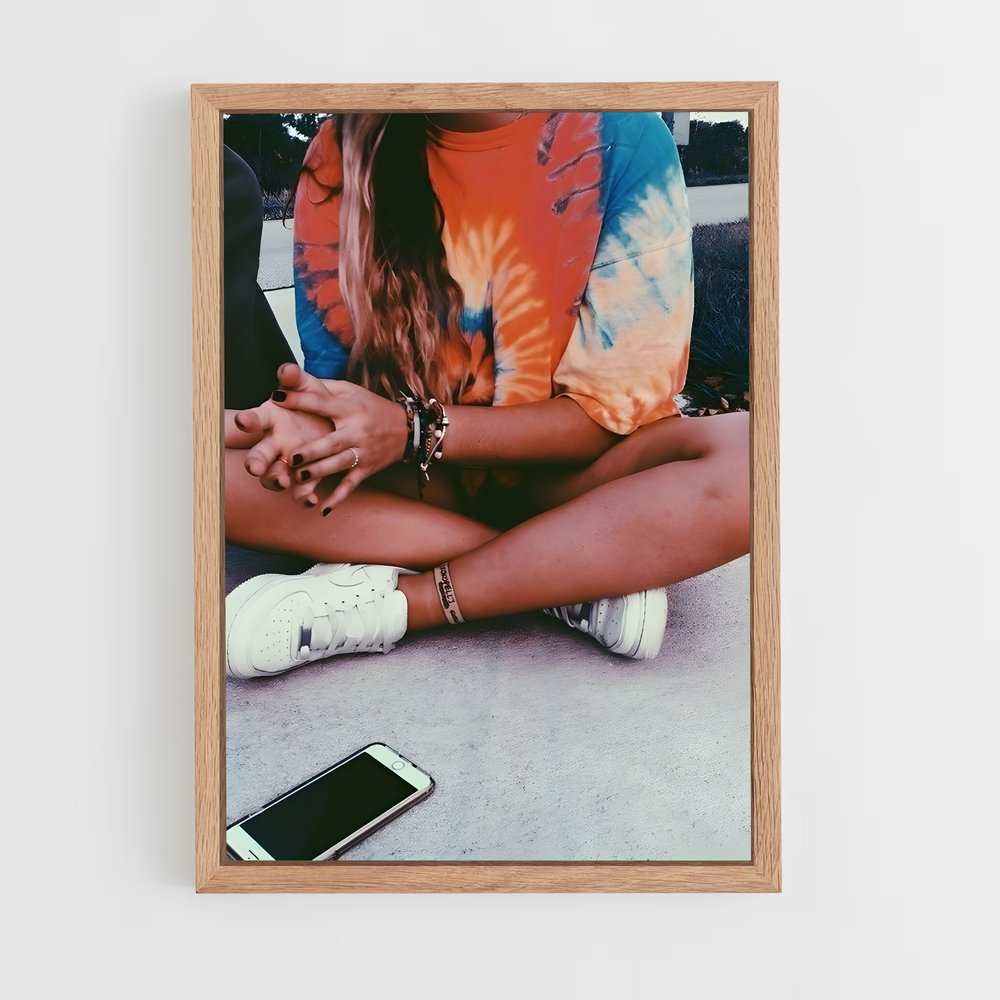 ap-vsco girl-5 cadre Bois clair