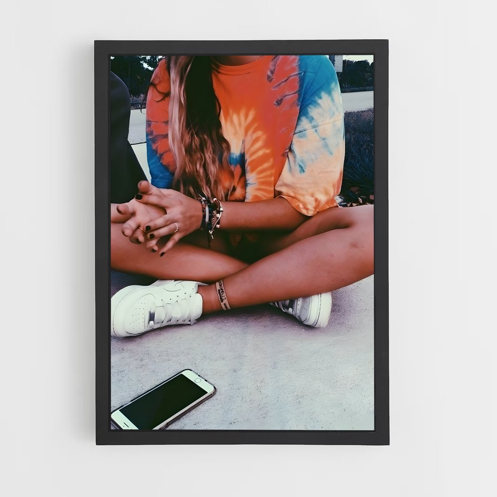 ap-vsco girl-5 cadre Noir
