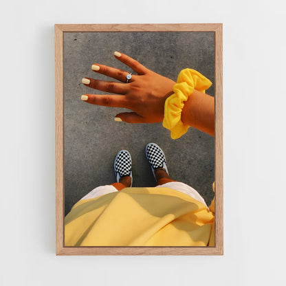 ap-vsco girl-6 cadre Bois clair