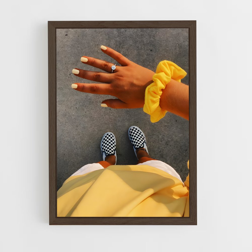 ap-vsco girl-6 cadre Bois foncé