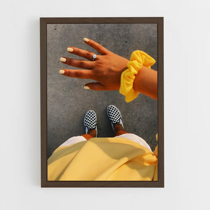 ap-vsco girl-6 cadre Bois foncé