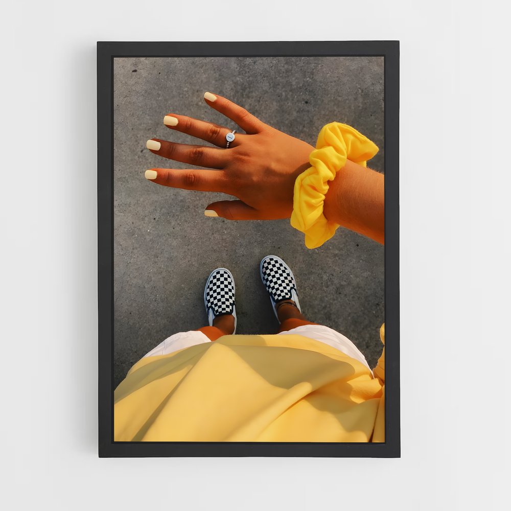 ap-vsco girl-6 cadre Noir