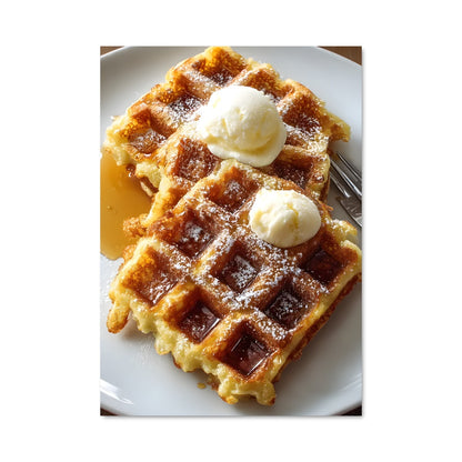 Poster Waffle Delight