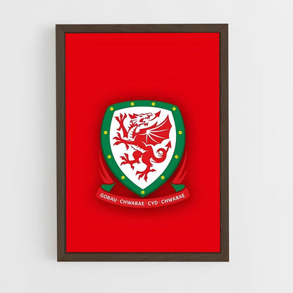 ap-wales national football team-6 cadre Bois foncé
