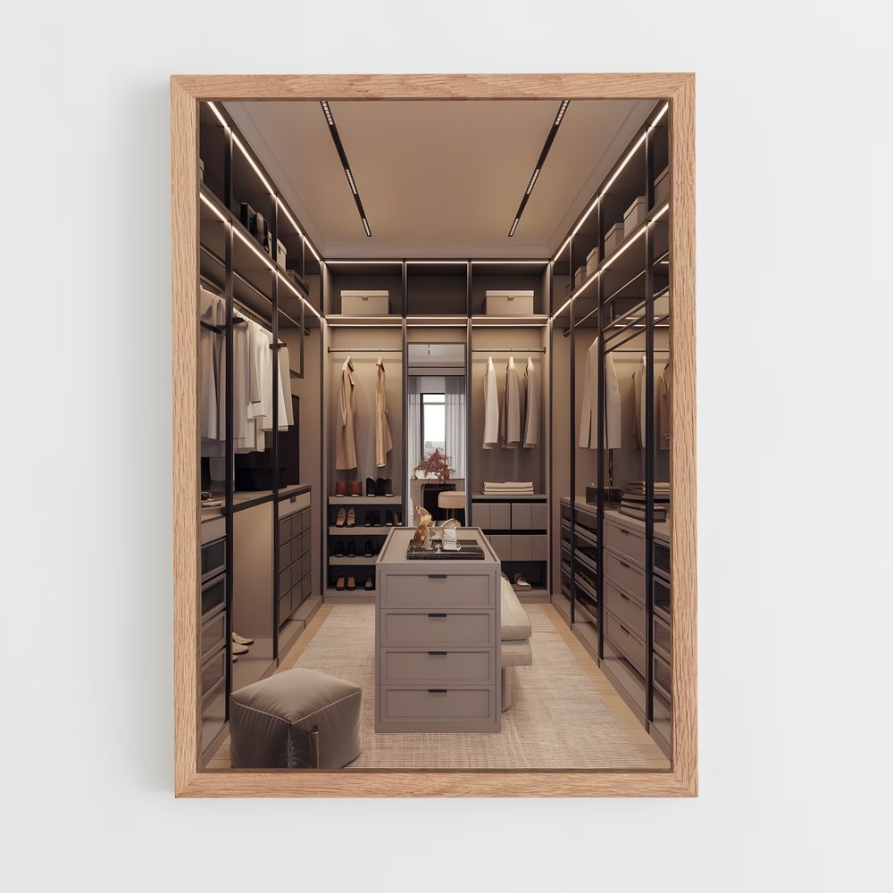 ap-walk-in closet-10 cadre Bois clair