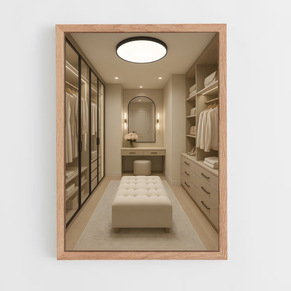 ap-walk-in closet-11 cadre Bois clair