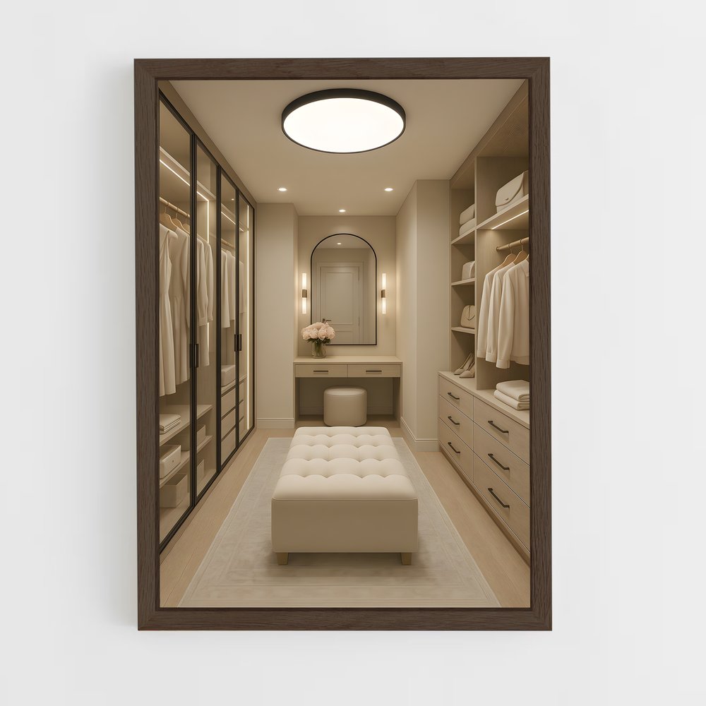 ap-walk-in closet-11 cadre Bois foncé