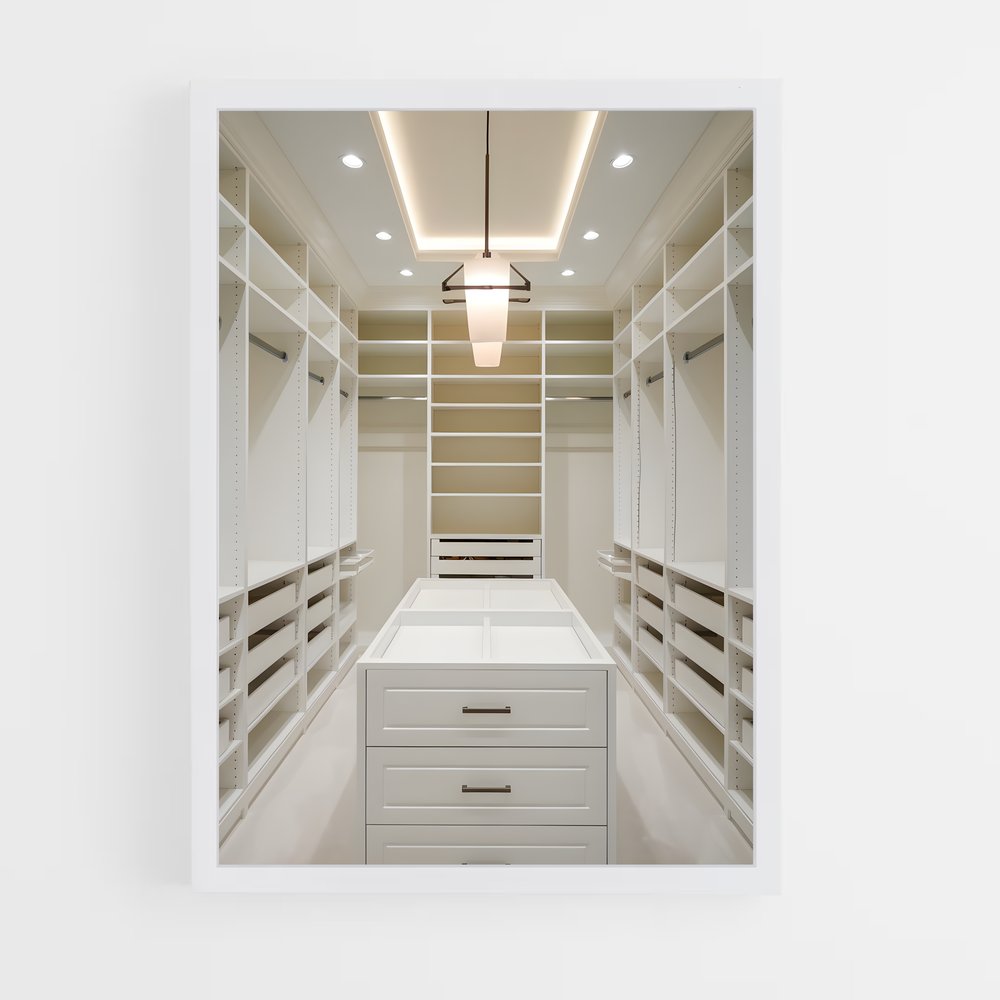 ap-walk-in closet-12 cadre Blanc