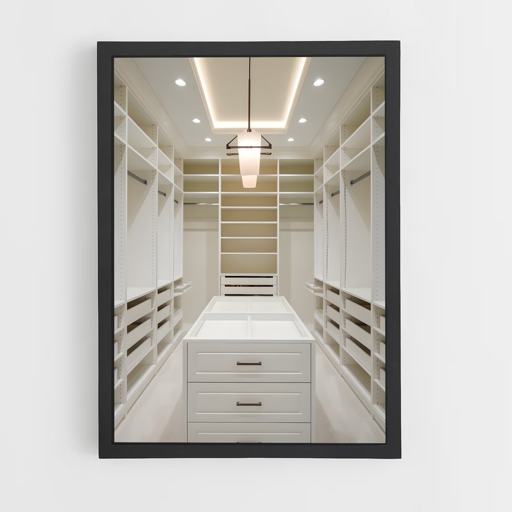 ap-walk-in closet-12 cadre Noir
