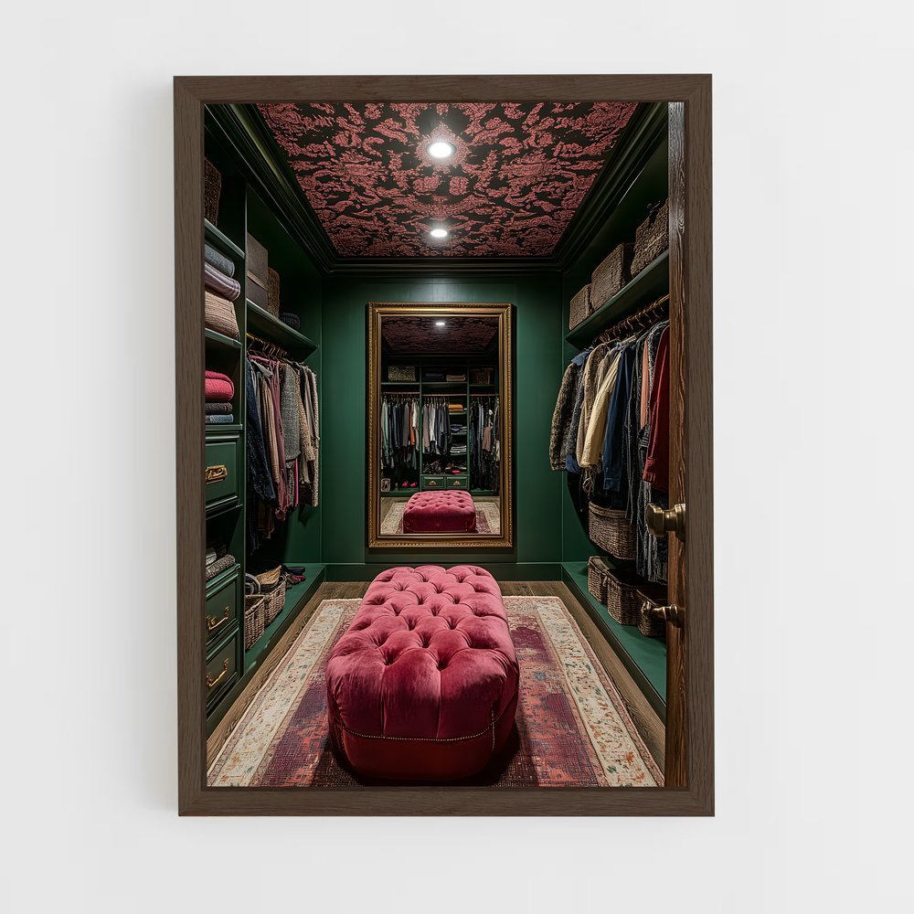 ap-walk-in closet-13 cadre Bois foncé