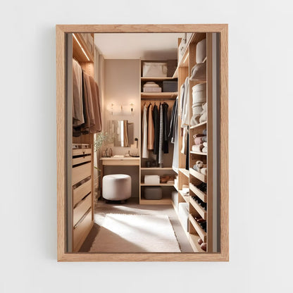 ap-walk-in closet-14 cadre Bois clair