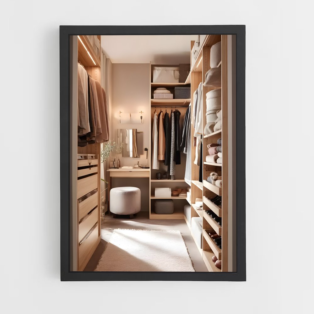 ap-walk-in closet-14 cadre Noir