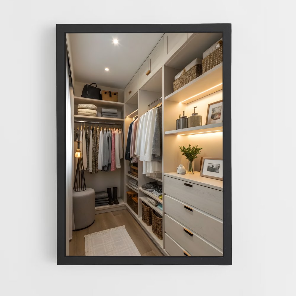 ap-walk-in closet-15 cadre Noir