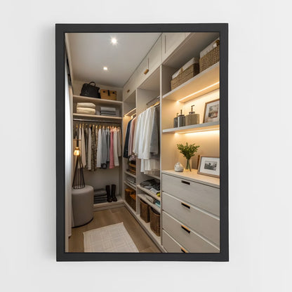 ap-walk-in closet-15 cadre Noir