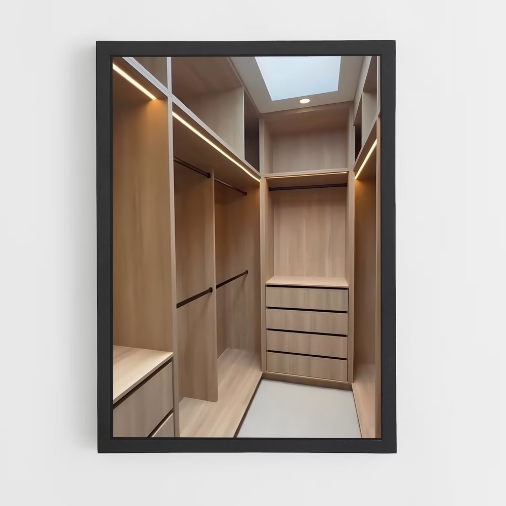ap-walk-in closet-17 cadre Noir
