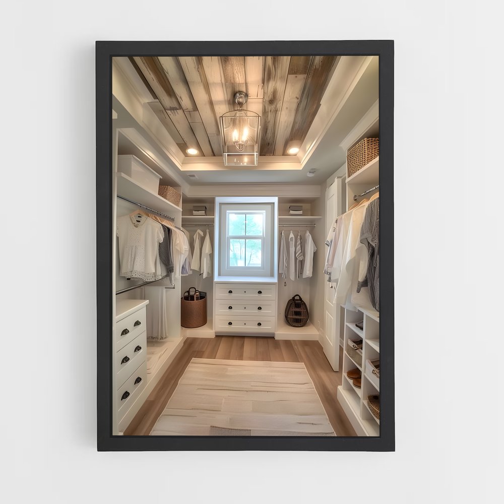 ap-walk-in closet-18 cadre Noir