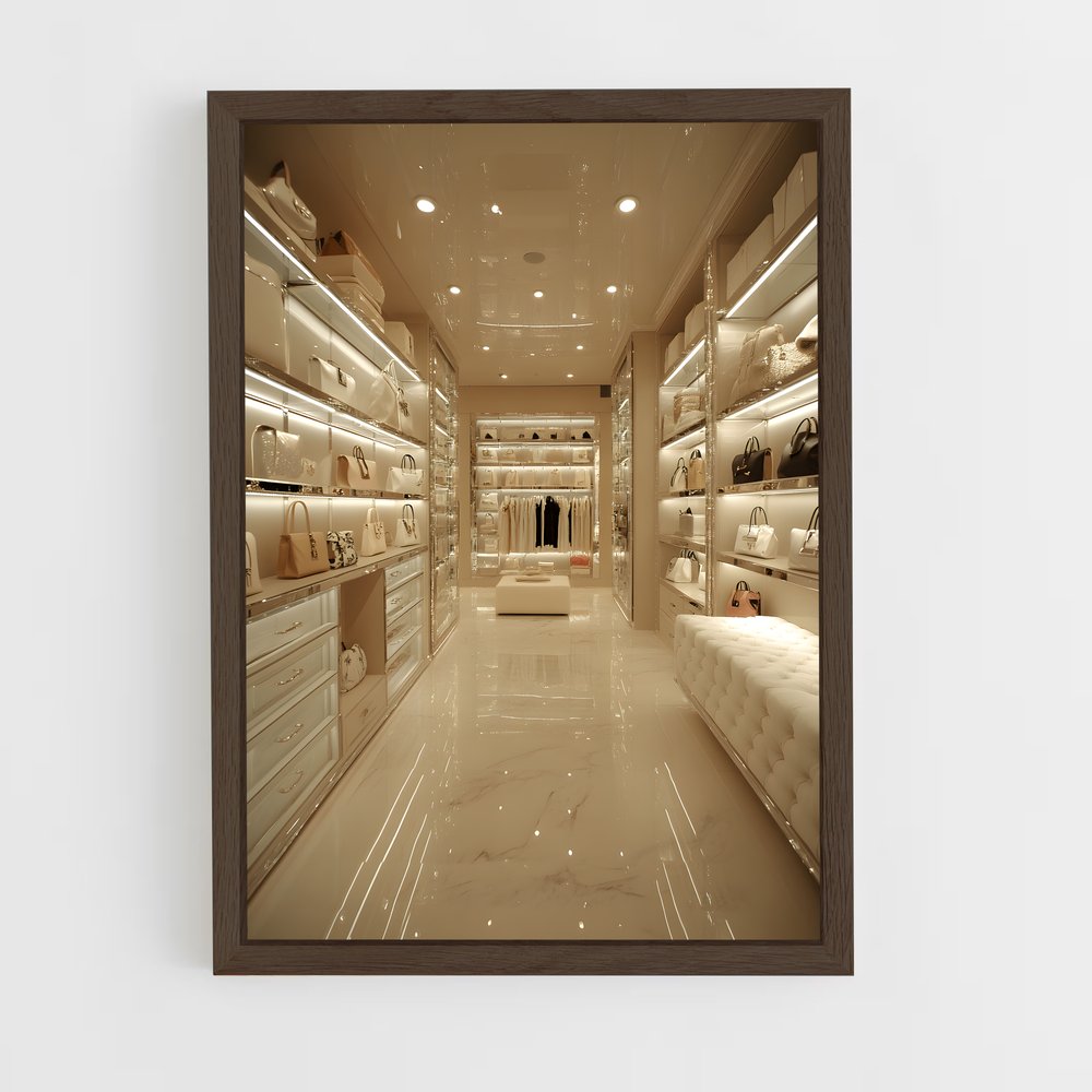 ap-walk-in closet-19 cadre Bois foncé