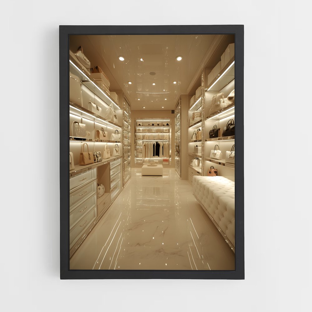 ap-walk-in closet-19 cadre Noir