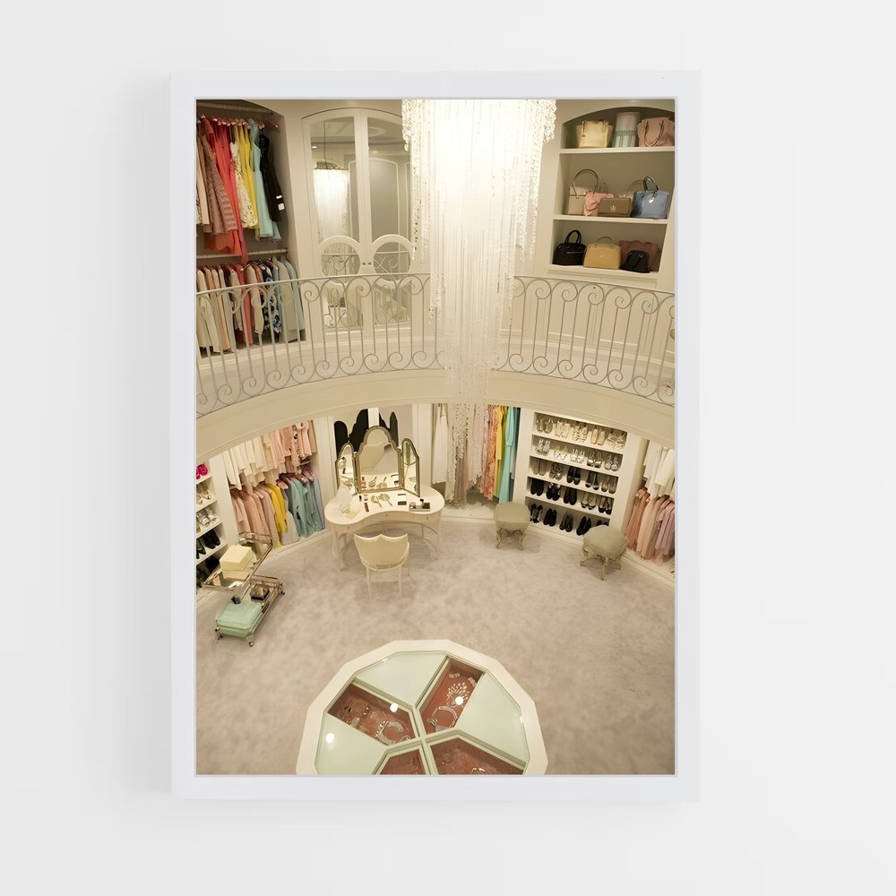 ap-walk-in closet-21 cadre Blanc