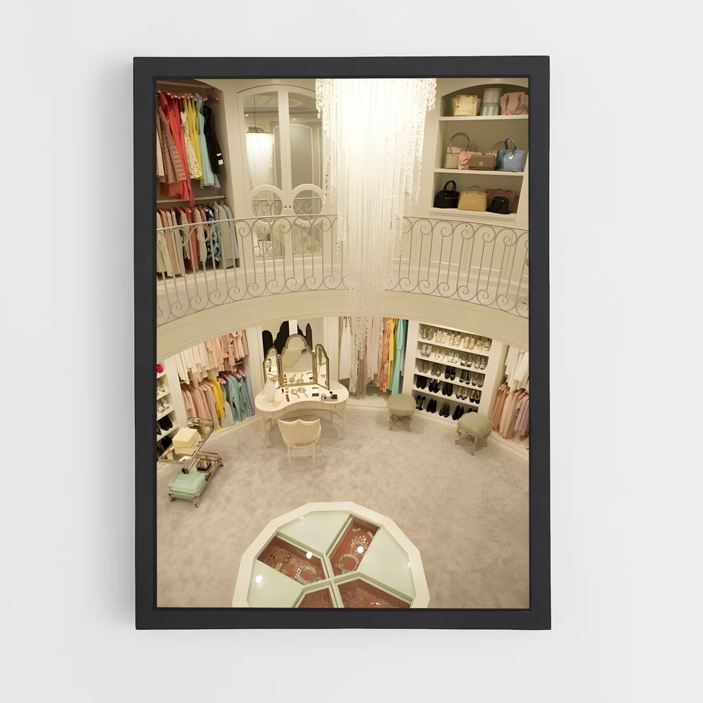 ap-walk-in closet-21 cadre Noir