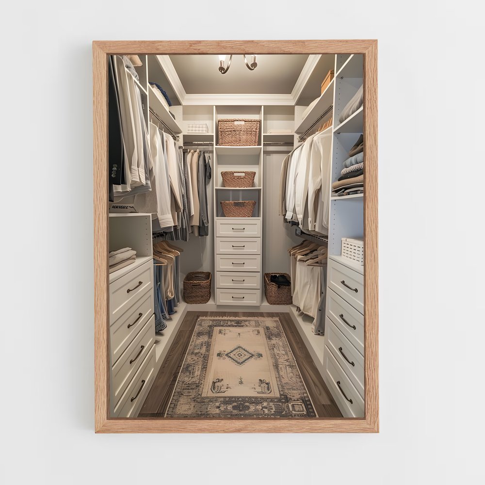 ap-walk-in closet-4 cadre Bois clair