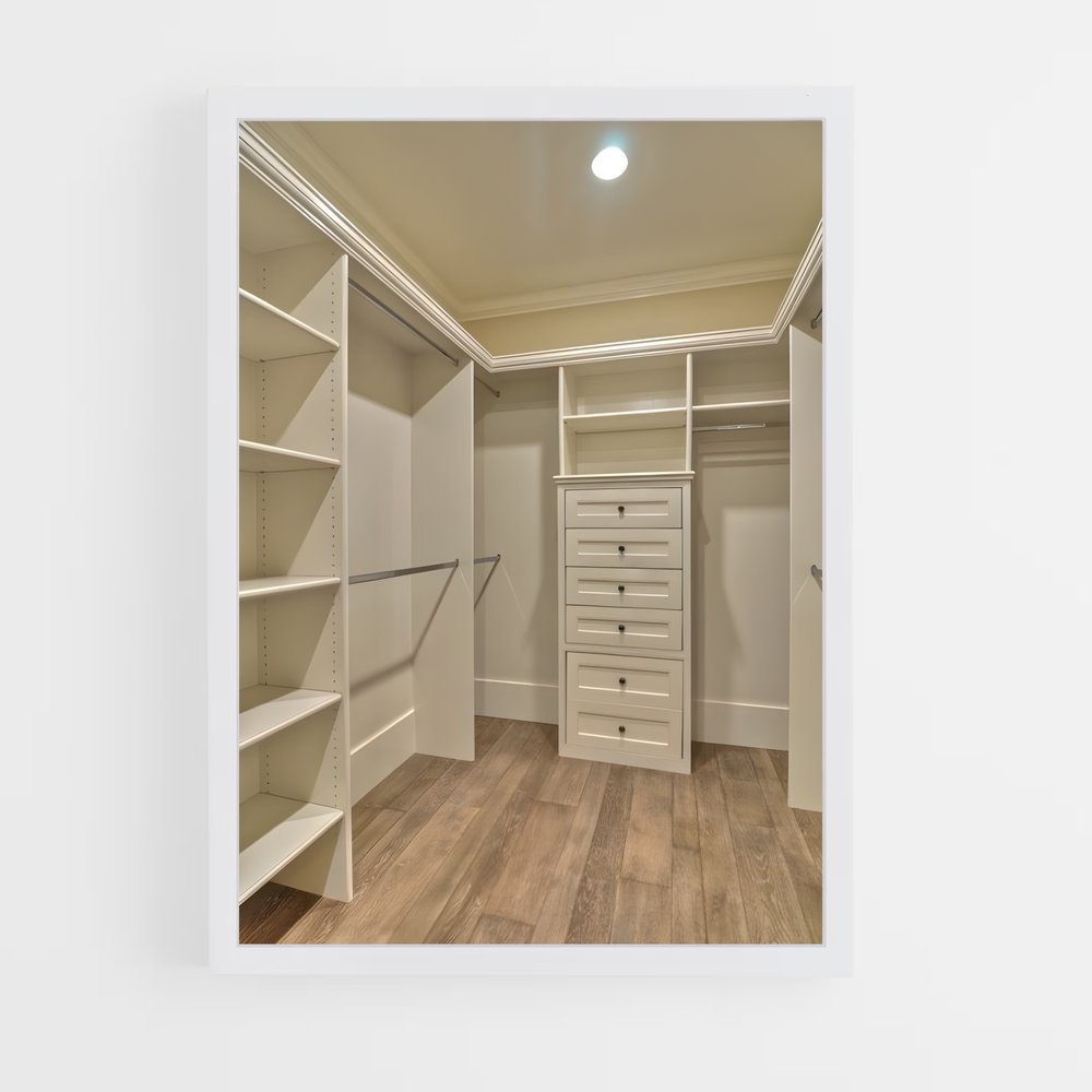 ap-walk-in closet-5 cadre Blanc