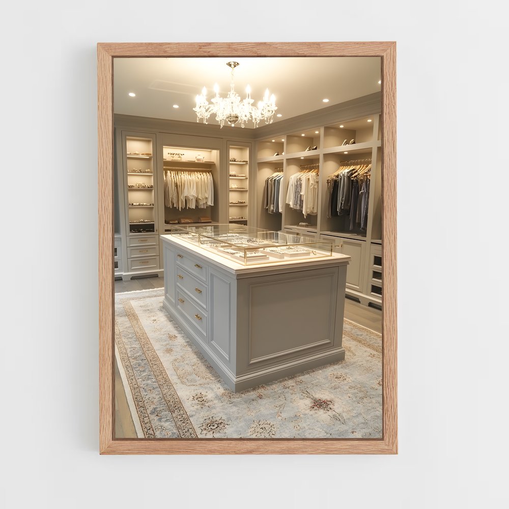 ap-walk-in closet-6 cadre Bois clair