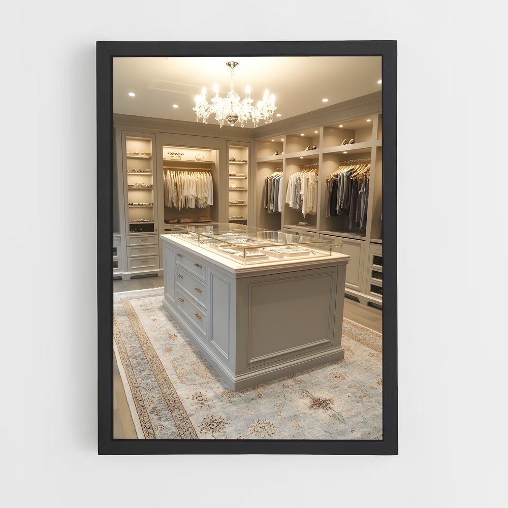 ap-walk-in closet-6 cadre Noir