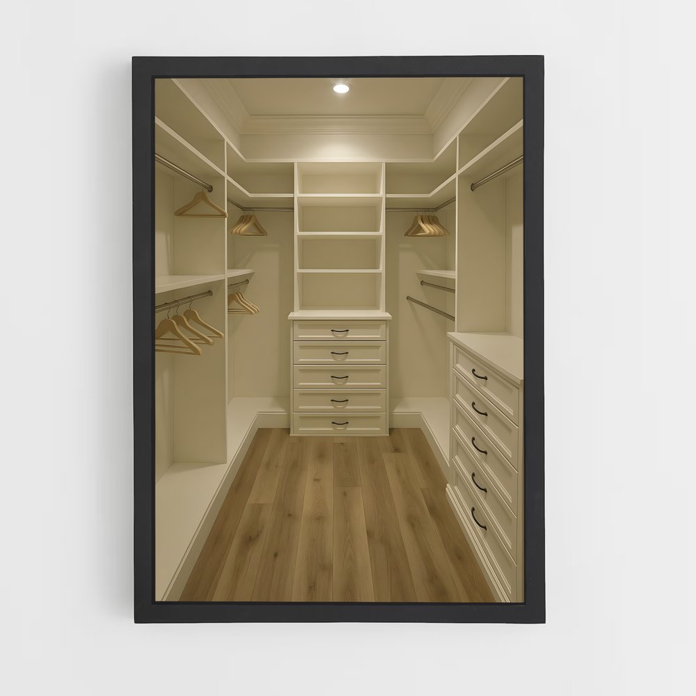 ap-walk-in closet-7 cadre Noir