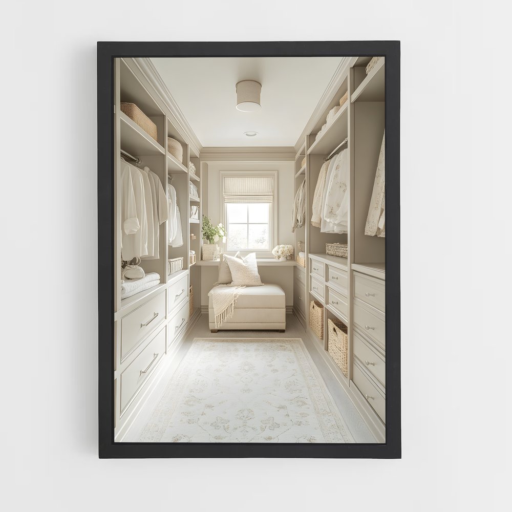 ap-walk-in closet-8 cadre Noir