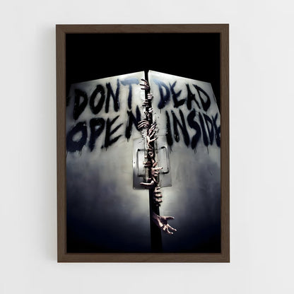 ap-walking dead-2 cadre Bois foncé