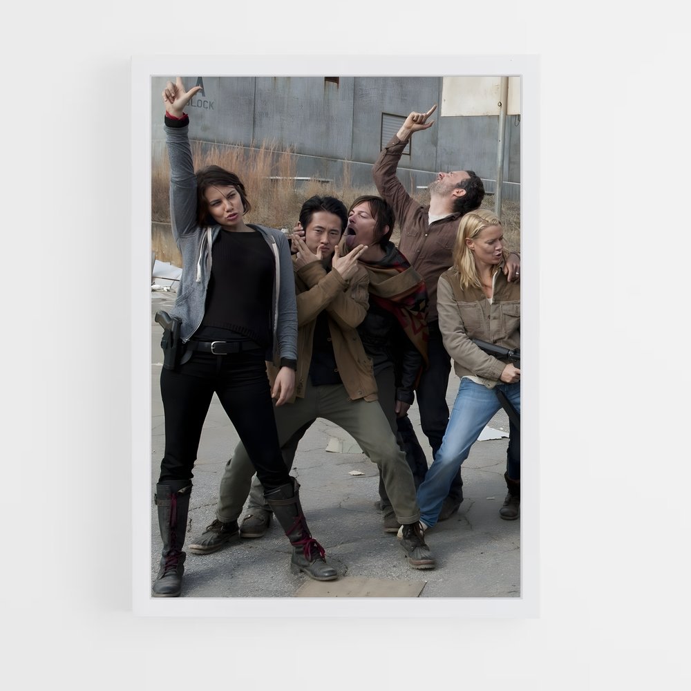 ap-walking dead-5 cadre Blanc