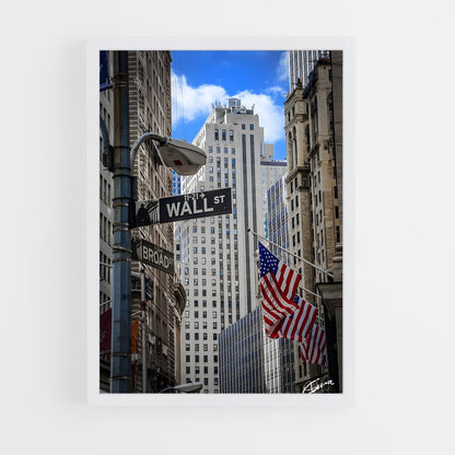 ap-wall street-1 cadre Blanc