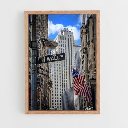 ap-wall street-1 cadre Bois clair