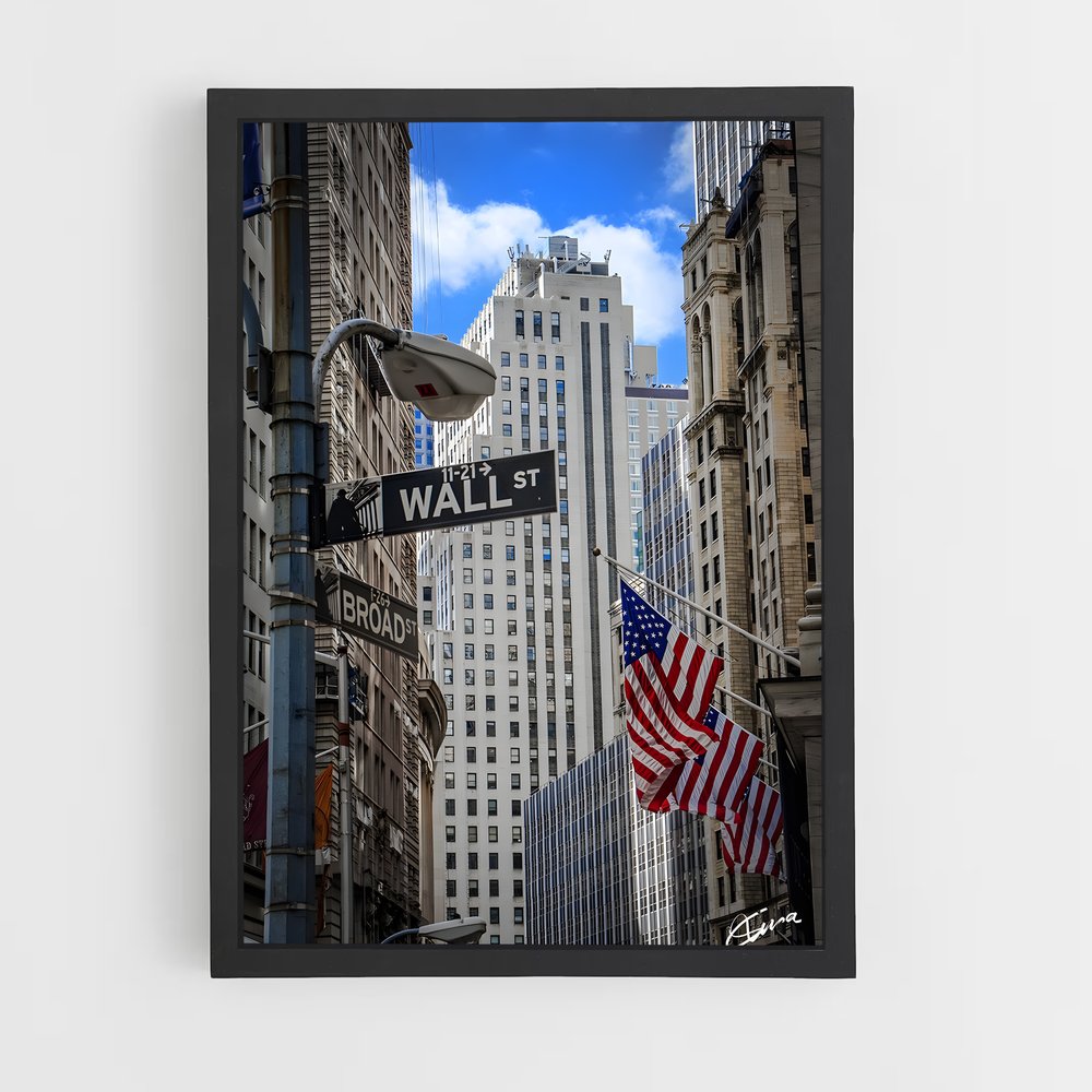 ap-wall street-1 cadre Noir