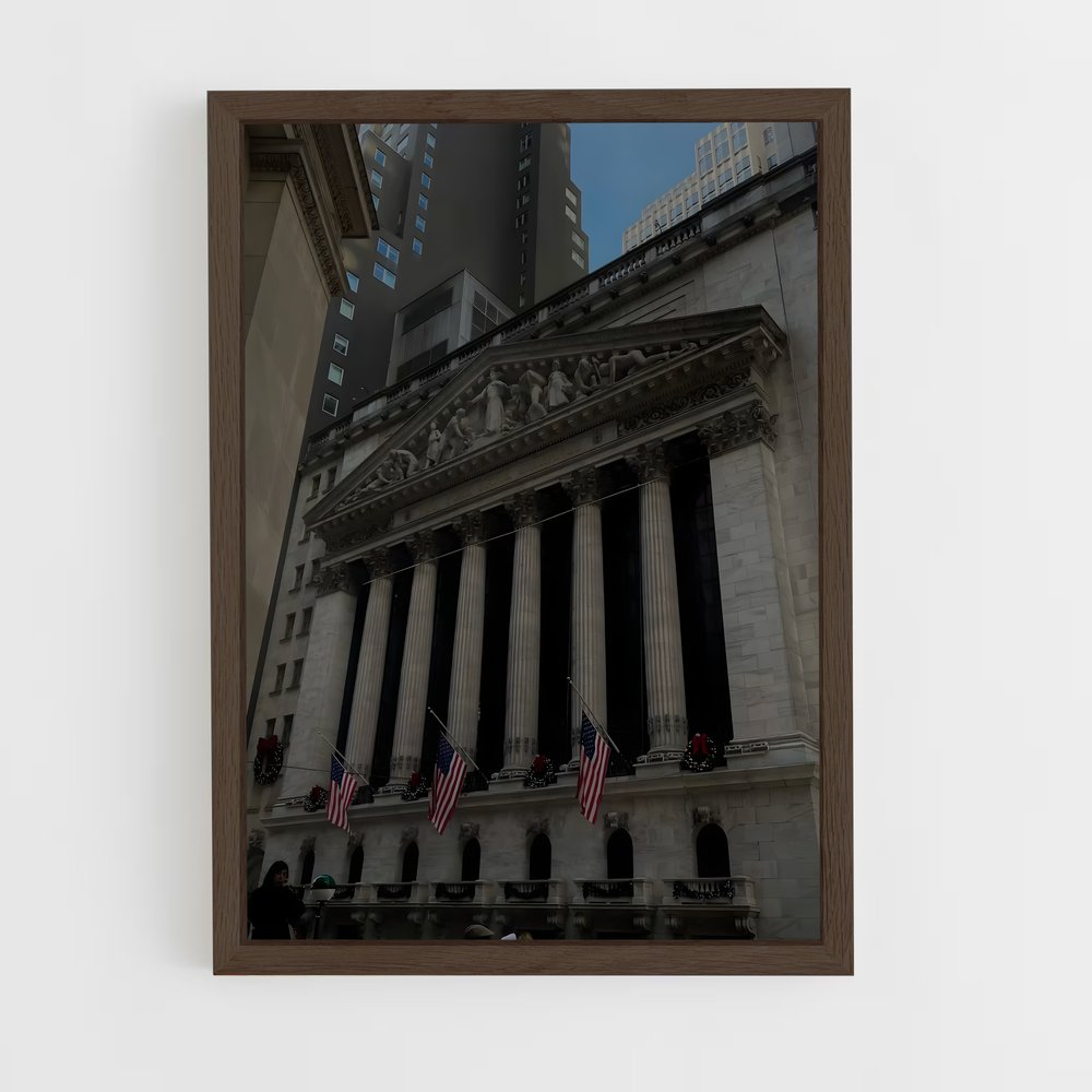 ap-wall street-2 cadre Bois foncé