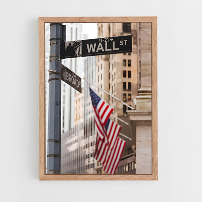 ap-wall street-4 cadre Bois clair